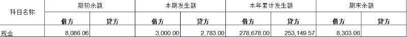 这个是科目余额表  我是快账软件里是这样填的