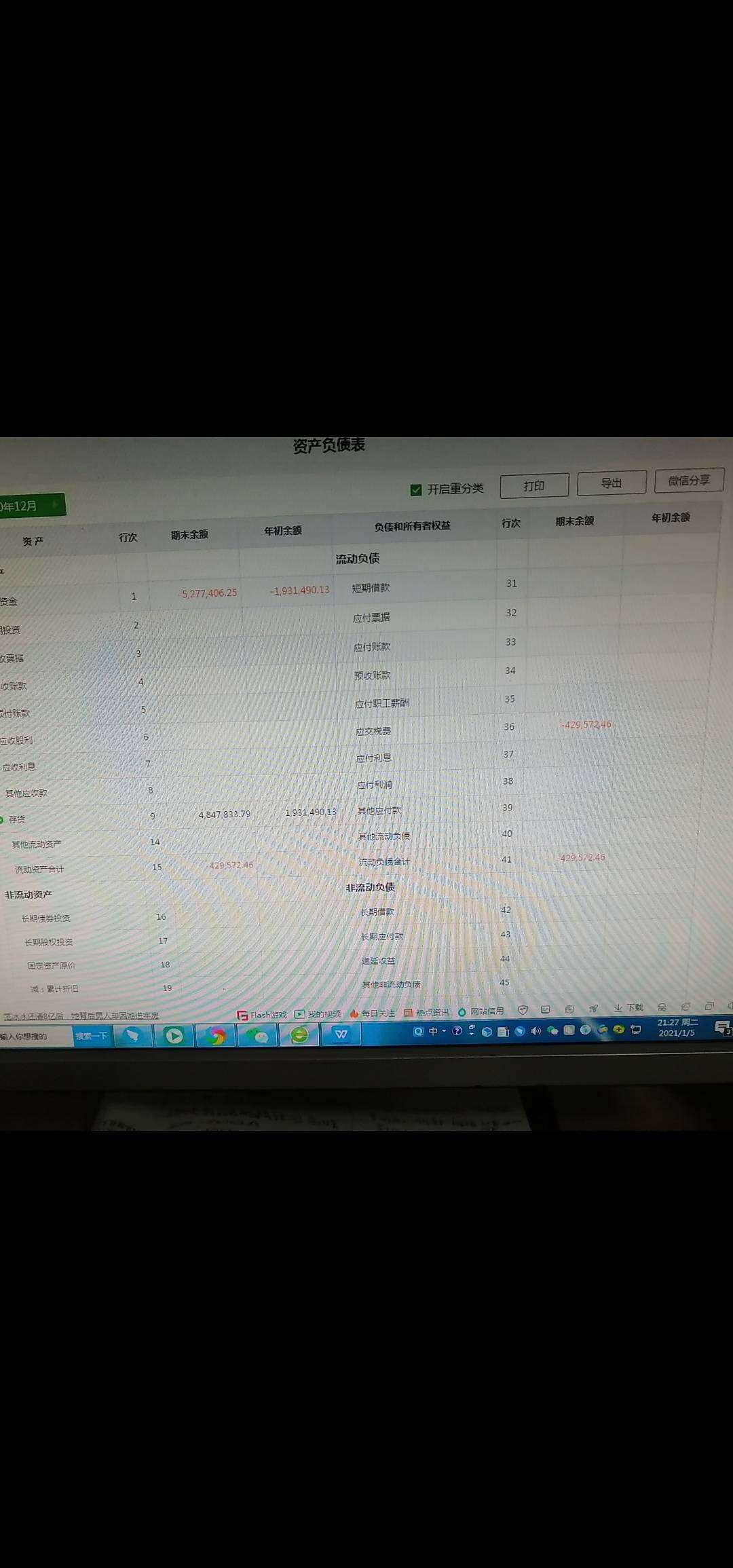 老师好，资产负债表“货币资金”的期末余额里包含年初余额的  货币基金吗？